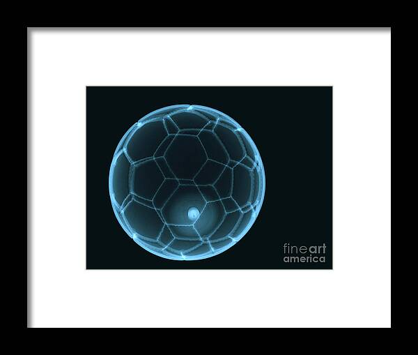 Ball Framed Print featuring the photograph Soccer Ball X-ray by Eurelios