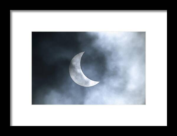 00195733 Framed Print featuring the photograph Solar Eclipse August 11 1999 #2 by Konrad Wothe