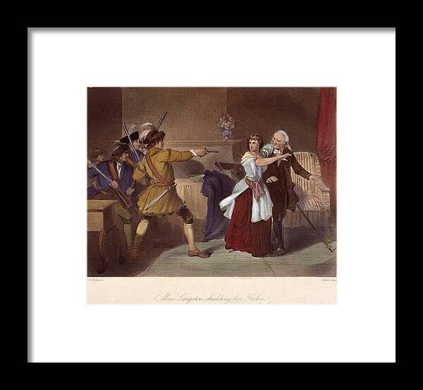 1780s Framed Print featuring the photograph South Carolina: Loyalists #1 by Granger