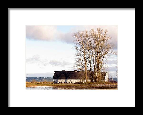 Old Buildings Framed Print featuring the photograph Spring Sunrise by I'ina Van Lawick