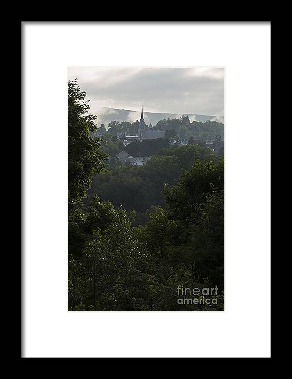 Town Framed Print featuring the photograph St. Joseph's Catholic Church by Jim West