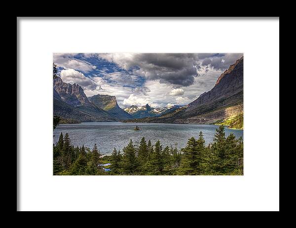 National Park Framed Print featuring the photograph St. Mary's Lake #2 by Andrew Soundarajan