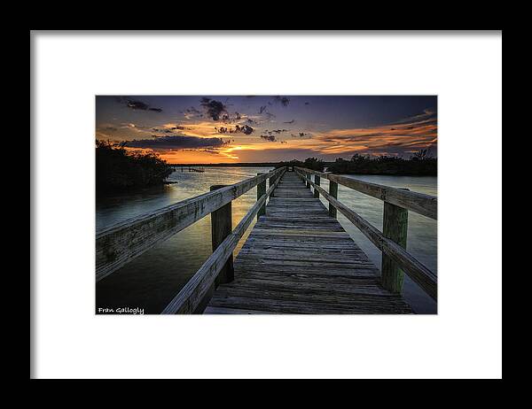 Sunset Framed Print featuring the photograph Sunset at Wildcat Cove #1 by Fran Gallogly