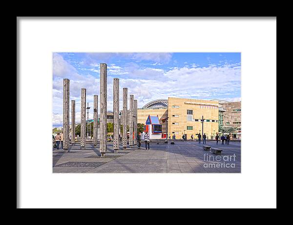 Architecture Framed Print featuring the photograph Te Papa Wellington New Zealand #1 by Colin and Linda McKie
