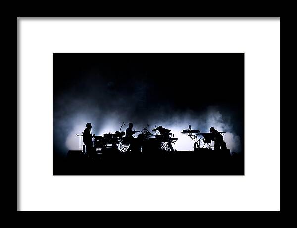 Night Framed Print featuring the photograph The Band. #1 by Thomas Lenne