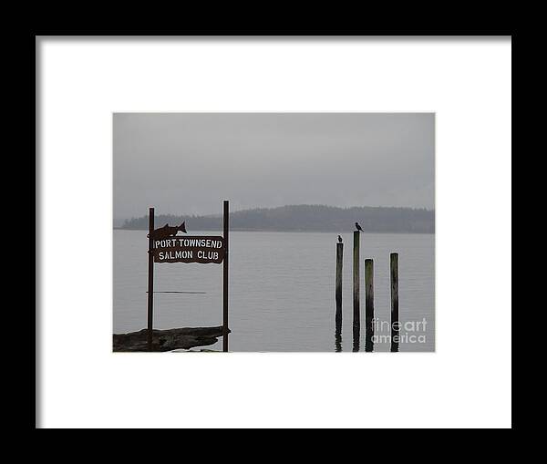 Port Townsend Salmon Club Framed Print featuring the photograph The Salmon Club by Laura Wong-Rose