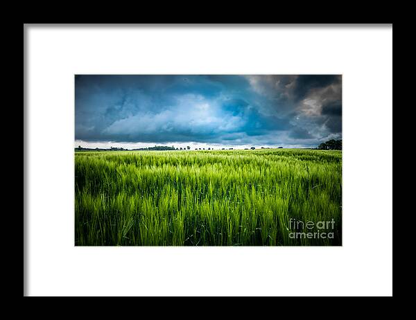 Agricutlure Framed Print featuring the photograph The Storm Is Coming #1 by Hannes Cmarits