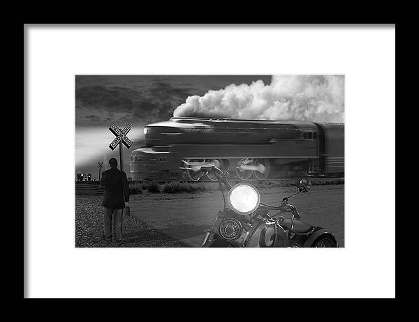 Transportation Framed Print featuring the photograph The Wait by Mike McGlothlen
