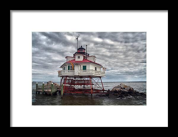 Maryland Framed Print featuring the photograph Thomas Point Lighthouse #2 by Robert Fawcett