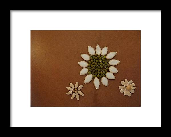 Heirloom Framed Print featuring the photograph Three Flowers #1 by Jon Simmons