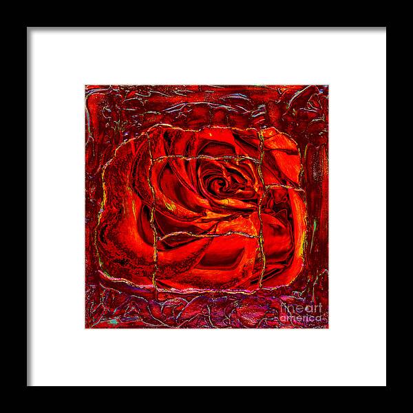 Rose Framed Print featuring the photograph Torn Rose #1 by Pattie Calfy