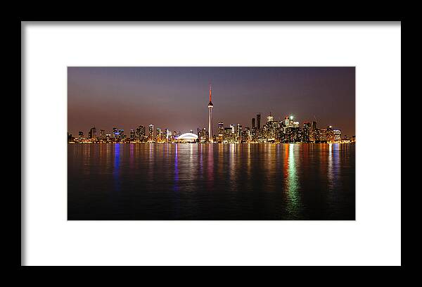 Toronto Framed Print featuring the photograph Toronto Skyline by Laura Tucker