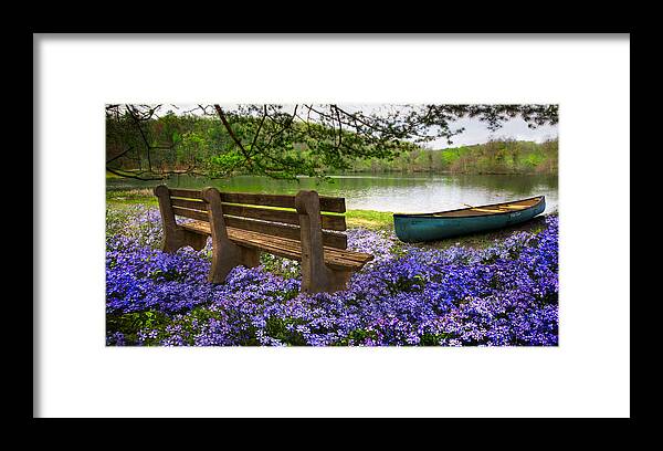 Appalachia Framed Print featuring the photograph Tranquility #3 by Debra and Dave Vanderlaan