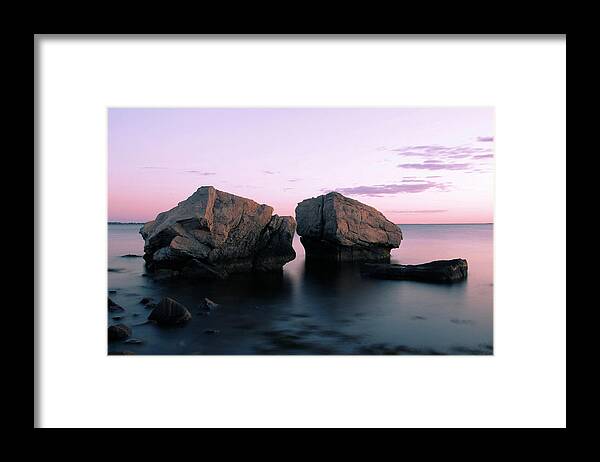 Bluff Point State Park Framed Print featuring the photograph Two #1 by Andrea Galiffi