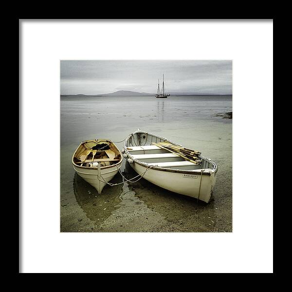 Boats Framed Print featuring the photograph Two Boats by Fred LeBlanc