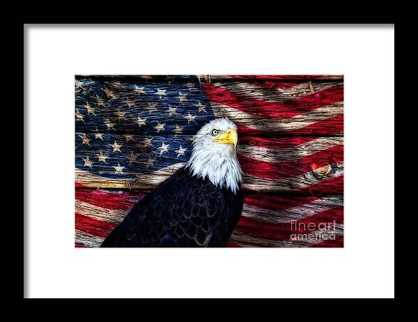 America Framed Print featuring the photograph United We Stand #2 by Ms Judi