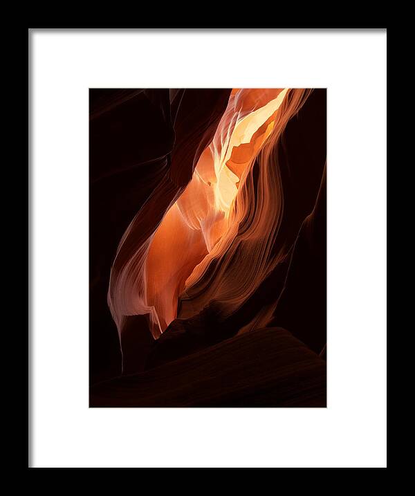 Upper Antelope Canyon Framed Print featuring the photograph Upper Antelope Canyon 2 #2 by David Beebe