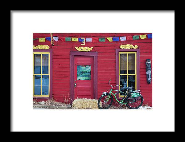 America Framed Print featuring the photograph USA, Colorado, Crested Butte, Tibetan #1 by Walter Bibikow
