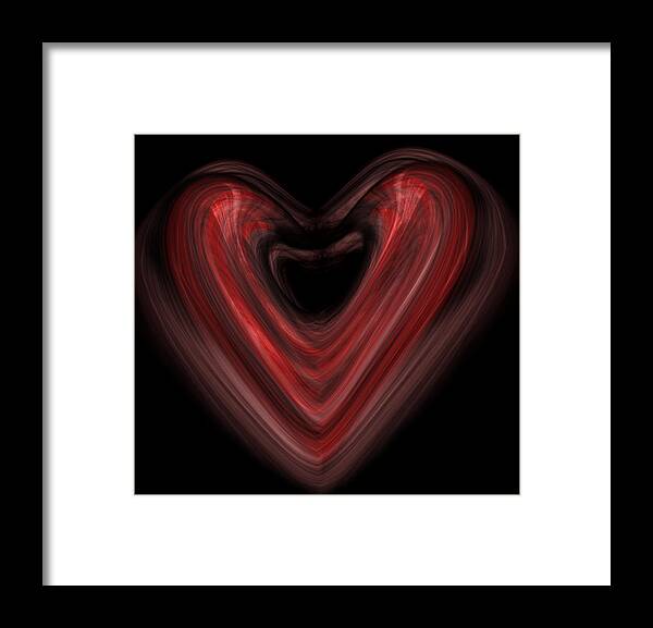 Valentine Framed Print featuring the painting Valentine by CMG Design Studios