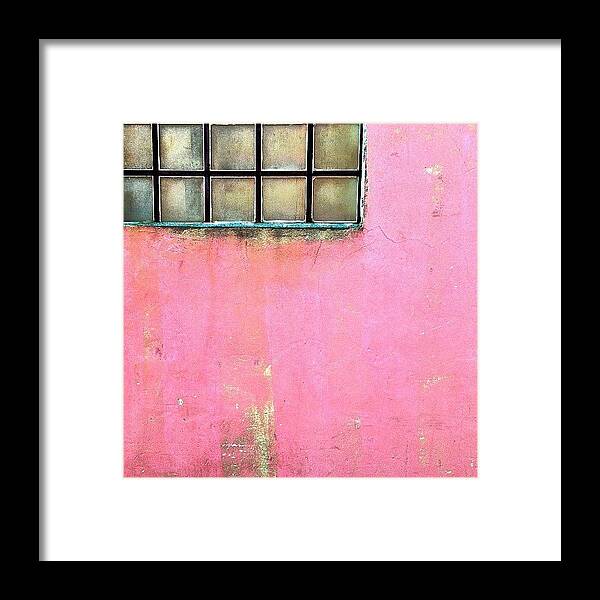 Pinkisobscene Framed Print featuring the photograph Window Detail #1 by Julie Gebhardt