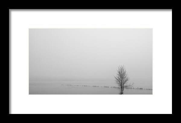 Portland Winter Framed Print featuring the photograph Winter peace #1 by Kunal Mehra