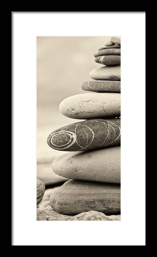 Abstract Framed Print featuring the photograph zen #1 by Stelios Kleanthous