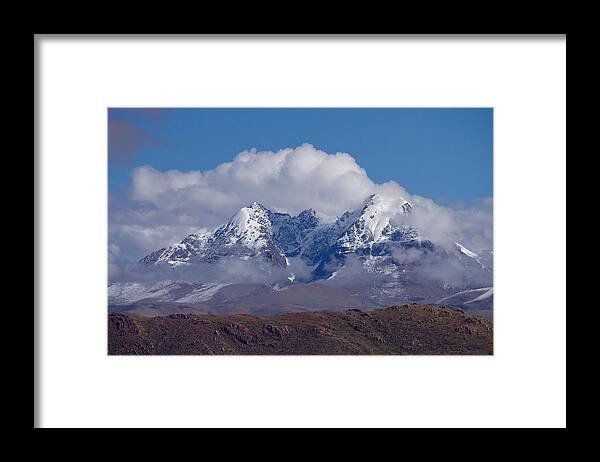 Landscape Framed Print featuring the photograph Himalaya Range #10 by Raimond Klavins
