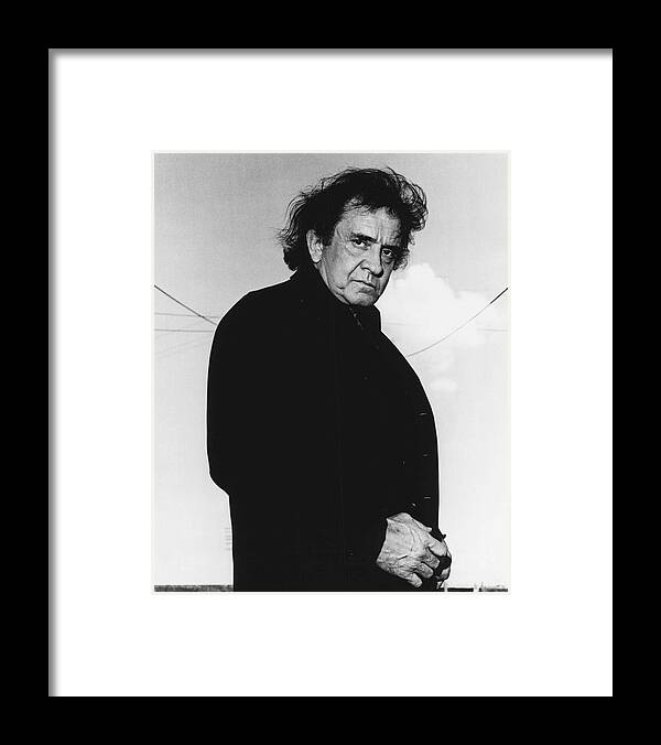 classic Framed Print featuring the photograph Johnny Cash #10 by Retro Images Archive
