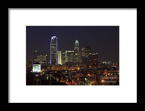 Skyline Framed Print featuring the photograph Charlotte Skyline #11 by Jill Lang