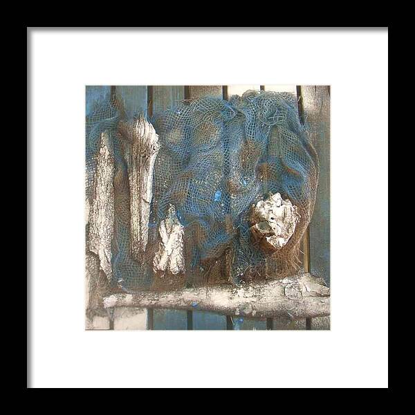 Mixed Media Framed Print featuring the mixed media ............................. #116 by Wiola Anyz