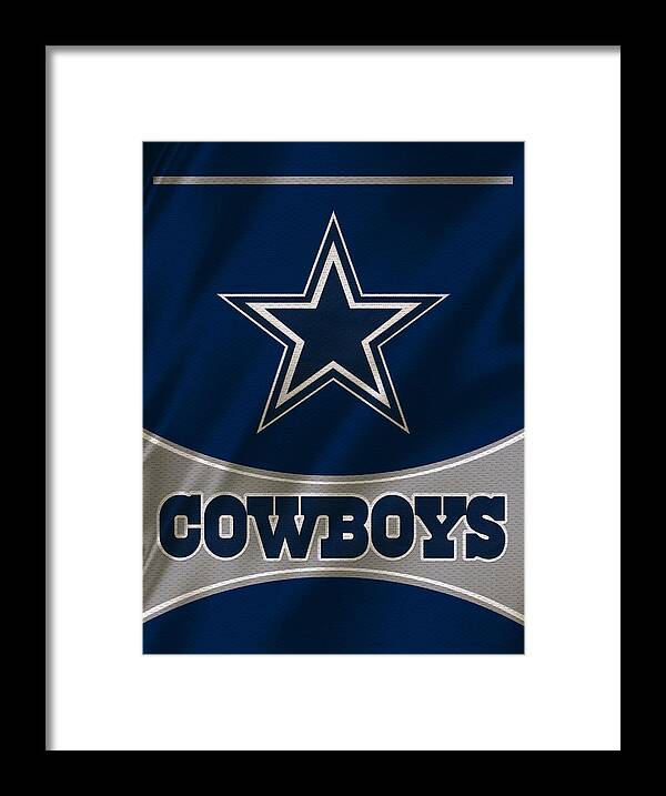 Cowboys Framed Print featuring the photograph Dallas Cowboys Uniform by Joe Hamilton