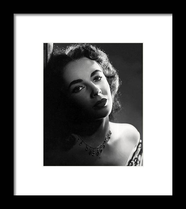 Elizabeth Taylor Framed Print featuring the photograph Elizabeth Taylor #12 by Silver Screen