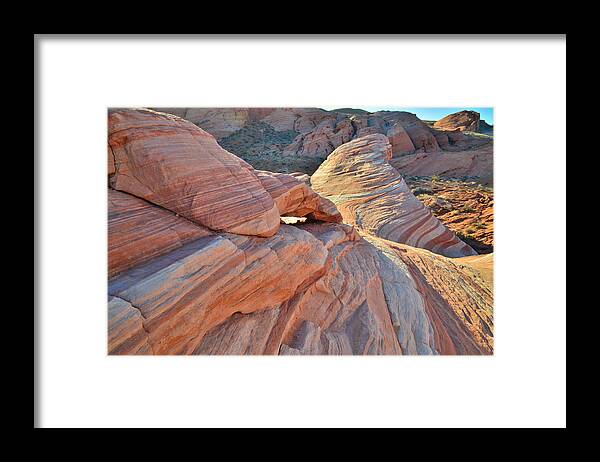 Valley Of Fire State Park Framed Print featuring the photograph Fire Wave in Valley of Fire #17 by Ray Mathis