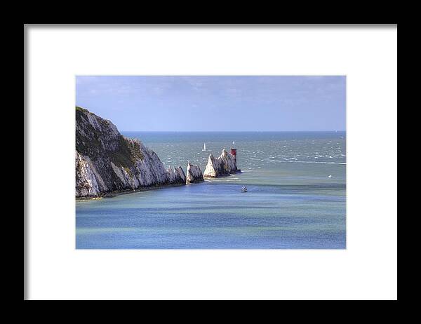 The Needles Framed Print featuring the photograph Isle of Wight #12 by Joana Kruse