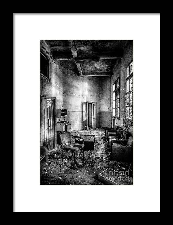 Abandoned Framed Print featuring the photograph This is the way step inside by Traven Milovich