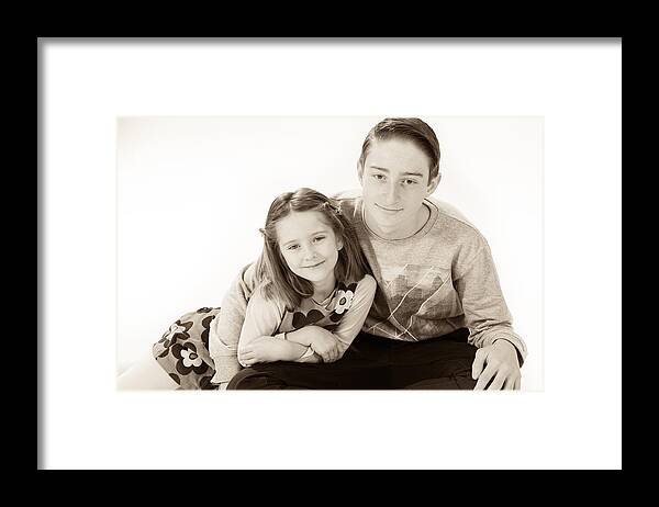 Framed Print featuring the photograph Tom and Sophie #12 by David Quinn