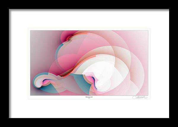 Art Framed Print featuring the digital art 1268 by Lar Matre