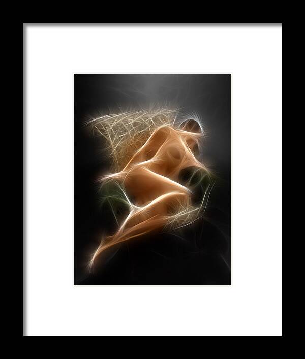 Nude Framed Print featuring the photograph 1295 Energy Work  by Chris Maher