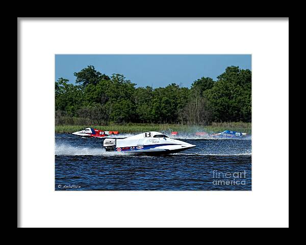 Port Framed Print featuring the photograph 13 a Boat Port Neches Riverfest by D Wallace