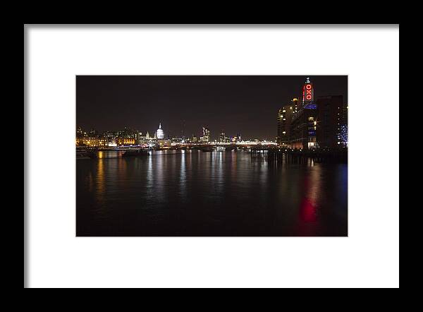 London Framed Print featuring the photograph London Thames Bridges #13 by David French