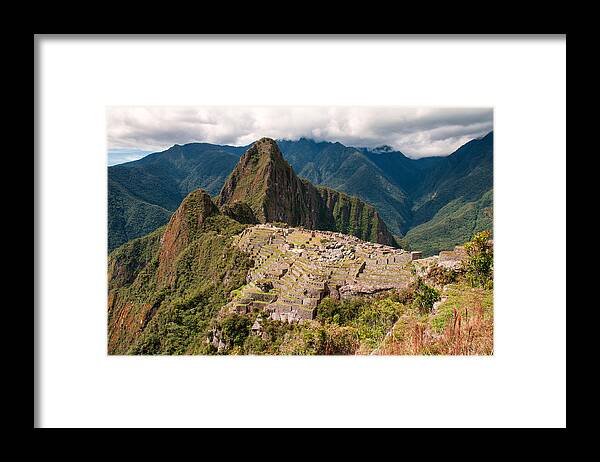Aguas Calientes Framed Print featuring the photograph Machu Picchu #13 by U Schade