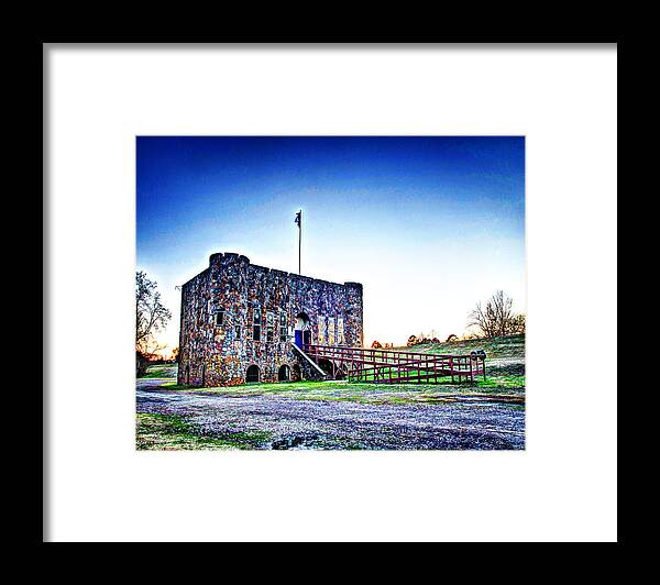 Arkansas Framed Print featuring the photograph 1302-4062 - American Legion Hut in Clarksville AR by Randy Forrester