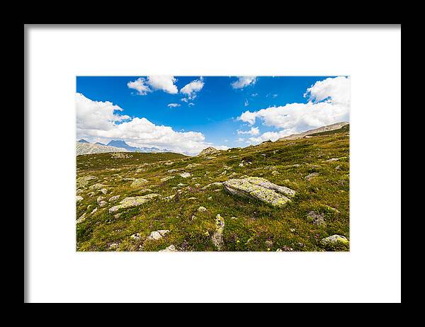 Bavarian Framed Print featuring the photograph Swiss Mountains #14 by Raul Rodriguez