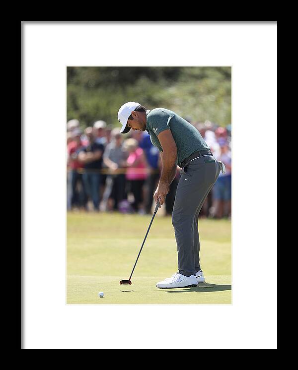 People Framed Print featuring the photograph 146th Open Championship - Final Round by Christian Petersen
