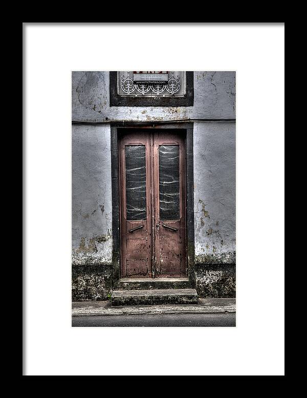 Alternative Framed Print featuring the photograph Architecture Soa Miguel Azores #15 by Joseph Amaral