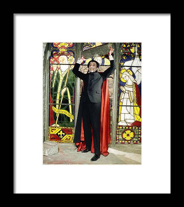 Christopher Lee Framed Print featuring the photograph Christopher Lee #15 by Silver Screen