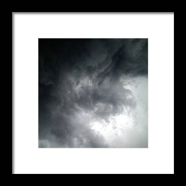 City Framed Print featuring the photograph #storm #cloud #rain #thunder #sky #15 by Joe Giampaoli
