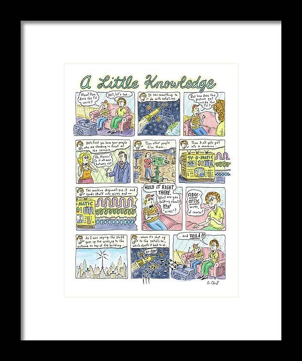 Mother Framed Print featuring the drawing New Yorker February 19th, 2007 by Roz Chast