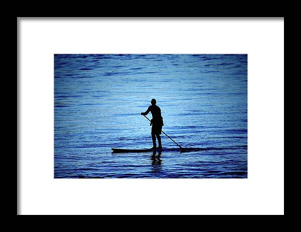 Tidal Bore Framed Print featuring the photograph Feature - Bore Tide Surfing In Alaska #16 by Streeter Lecka