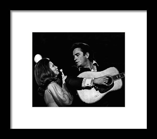 classic Framed Print featuring the photograph Johnny Cash by Retro Images Archive